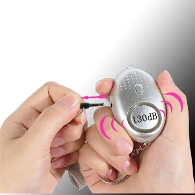 China ABS Environmental High Quality Anti-rape Anti-attack Children Girl Women Safety Protect Loud Scream Key Chain Alarm Security Vigilant Staff for sale