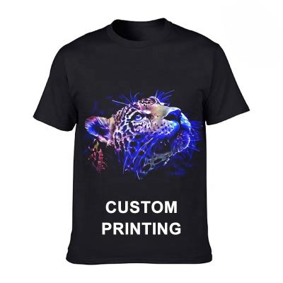 China Custom Anti-Wrinkle Cotton T-shirt Printing Blank T Shirt Men Plus Size Tees for sale