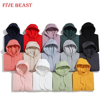 China Breathable High Quality Cotton Over Sized Hoodie Custom Logo Embroidered Custom Hoodies Men for sale