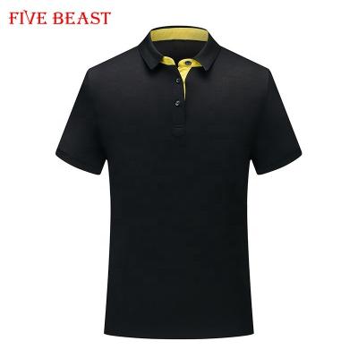 China factory direct Anti-wrinkle over sized custom logo quick dry men's polo shirts golf polyester polo shirts for sale