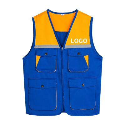 China Custom Logo Anti-wrinkle Oversized Men's Unisex Hunting Reflective Vests Promotion Uniforms for sale