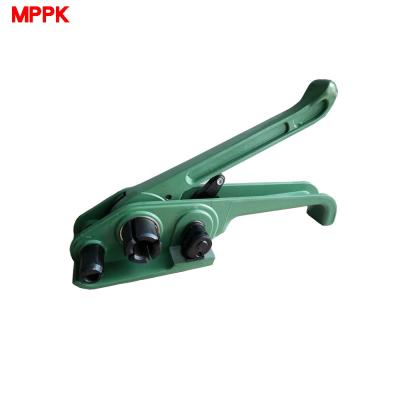 China Food MPPK 13-25mm Hand Held Woven Fiber Polyester Light Green Composite Rope Tying Tensioner for sale