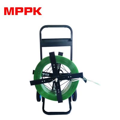 China MPPK Industrial Packing Single Storage Tape Tool Trolley Windmill PET PP Strapping Dispenser for sale