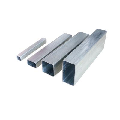 China Structure Steel Square Pipe ERW Tubing Standard Sizes , Pre Zinc Coated Square Galvanized Steel Pipe 4