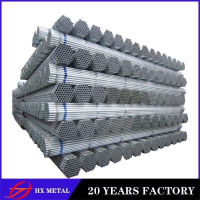 China Structural Pipe 1 Inch ERW Carbon Steel Pipe Pre Galvanized Round Gi Pipe for sale