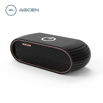 China AGCEN new design car CE Rohs approval 12 volt air purifier smart hepa car air purifier for sale