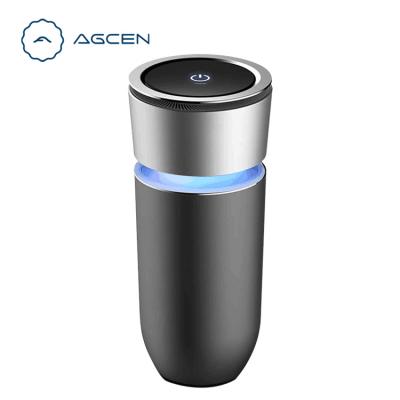 China 2020 Mini Size Car Air Purifier Portable USB Air Purifier Desktop Air Filter with Metal Body for sale