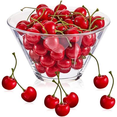 China Natural Wholesale Custom Artificial Cherry Fruit Foam Simulation Mini Touch Cherry for sale