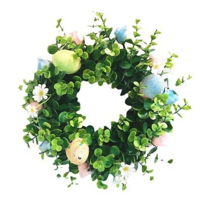 China Fashional Simulation Egg Plastic Bubble Home Decorative Artificial Flower Decor Flowers Rings Wall Hanging Plant Flower Garland for sale