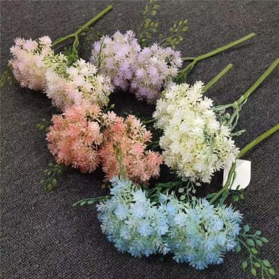 China Wholesale Home Indoor Luxury Plastic Simulation Artificial Flower Decor Decorative Flower Higan Balls 2 Ball for sale