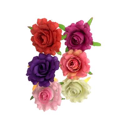 China Widely Used Nature Dried Silk Rose Buds Artificial Flower for sale