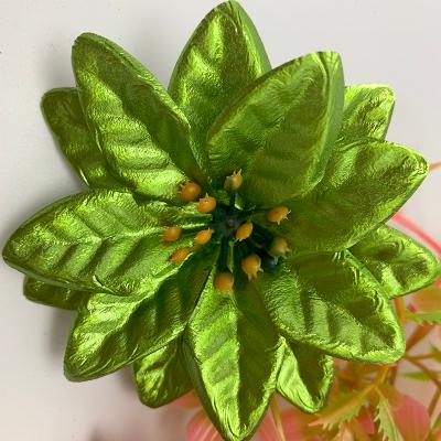 China Natural Touch Christmas Leaves Decoration Artificial Flower Gift for sale