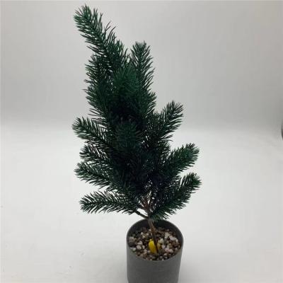 China Wholesale Customized Eco-friendly 45cm Garden Plastic Artificial Christmas Tree For Christmas Home Decoration for sale