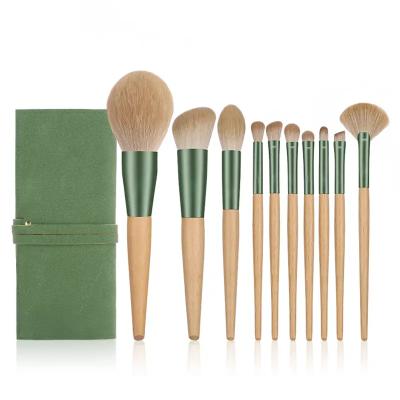 China Angular Blush Modern Style Makeup Brush Kit Makeup Brushes Custom Logo Professional Makeup Brush for sale