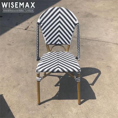 China Wholesale Modern WISEMAX FURNITURE Bistro Chairs Mesh Bistro Chairs Used Patio Furniture Outdoor Dining Chair for sale