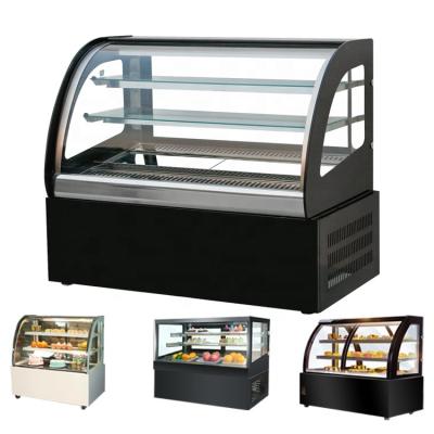 China Single-Temperature Bakery Case Table Cake Cabinet Display Refrigerated Freezer Display Door Maker Refrigerator Cake Display Case for sale