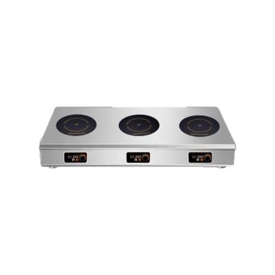 China Stainless Steel Three Burner 3500w Outdoor Induction Cooker Manufacturers for sale