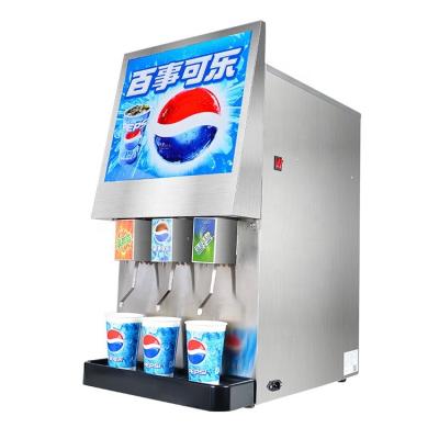 China Commercial Automatic Cool Fountain Vending Machine Restaurant Hotel Suppliers Soda Dispenser Drinking Soda Machine for sale