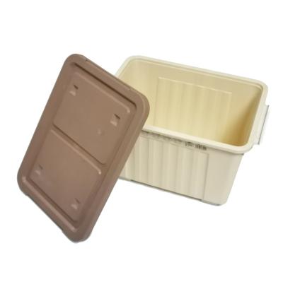 China Sustainable Fashionable Plastic Storage Box Cabinet Kids Square Storage Box With Lid Storage Box for sale