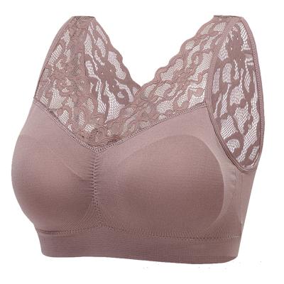 China Good Quality Women's Bras Cotton One Piece Bra Set Without Lace Underwire Backrest Comfortable Breathable Bras for sale