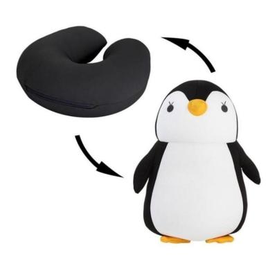 China Wholesale Anti-static Portable Penguin Pillow Customized Kids Penguin Deformation Function Pillow for sale