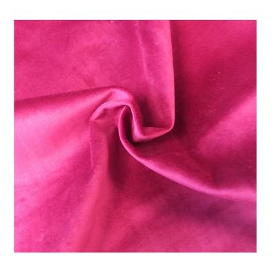 China New design hot sale 100% polyester microfiber polyester upholstery velvet fabric waterproof for home textile sofa curtains for sale