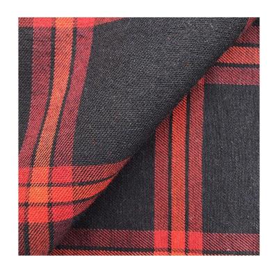 China Factory direct support TC polyester anti-static cotton woven cheap check shirt fabric fabric for sale