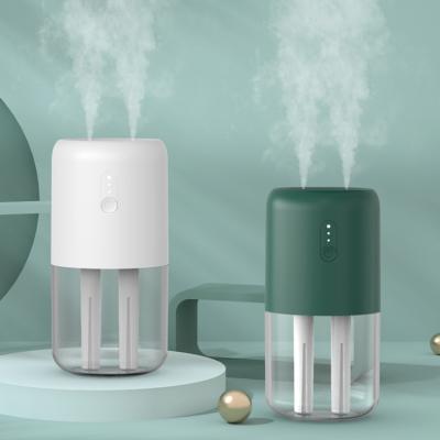 China Mini Air Humidifier Wholesaler Cute Battery With White\Green\Blue Portable Mist for sale