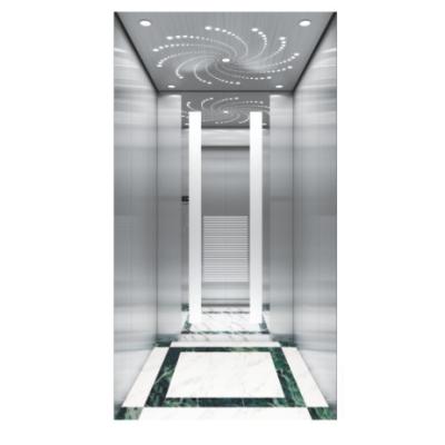 China Modern Luxury Home Lifts Price Residential Elevator Mirror Etching Stainess Steel Home Elevators for sale