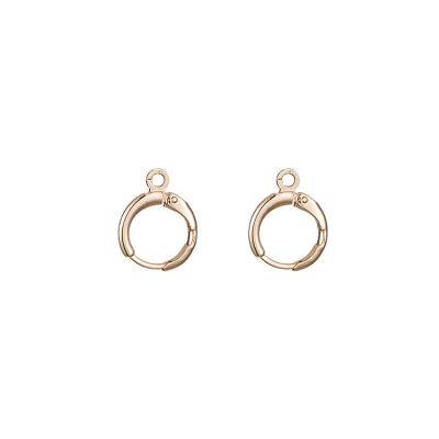 China Factory direct sales FASHIONABLE shape circle earrings 14K gold plated jewelry earrings accessories 2022 for sale