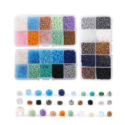 China Wholesale DIY Jewelry Bracelet Necklace DIY Glass Colorful Seed Bead Kit Polymer Clay Beads For Jewelry Making DIY Set Kit for sale