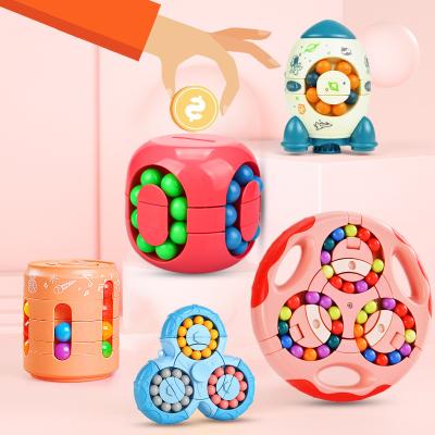 China New Design Mini 2022 Turning Bean Toys Magic Cubes Magic Puzzle Fidget Toys Educational Toys for sale