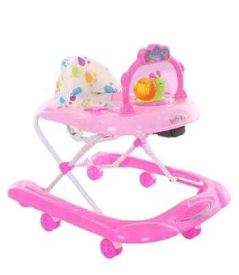 China Factory Wholesale Musical Baby Walker Anti-O-Leg Baby Walker Toddler Folding Belt Music Stroller for sale