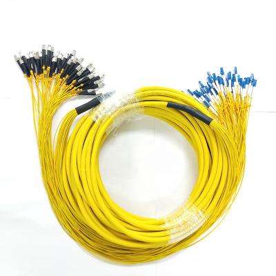 China FTTH Shenzhen Fiber Optic Patch Cord Price Branch Breakout Patch Cord FC-LC-SM-G652D-24Cores Fiber Optic Patch Cord 24 Cores for sale