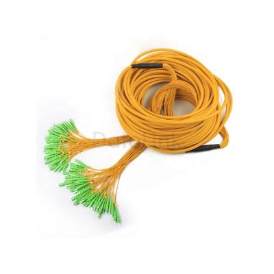 China Professional FTTH Factory 6/12/24/48/96 Cores Breakout Fiber Optic Patch Cord With SC/APC Connectors for sale