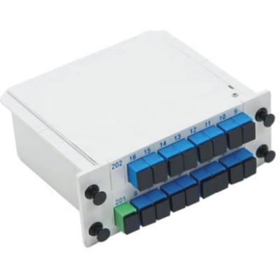 China FTTH 1x4 1x8 1x16 PLC Splitter LGX BOX 1x2 For FTTH FTTB Termination CABINET for sale