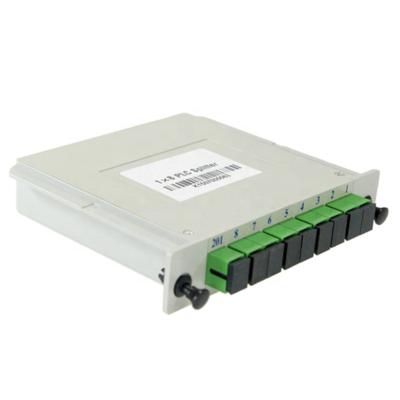 China ABS LGX Cassette Plitter Box 1*2/1*4/1*8/1*16/1*32/1*64 Fiber Optic PLC Splitter for sale