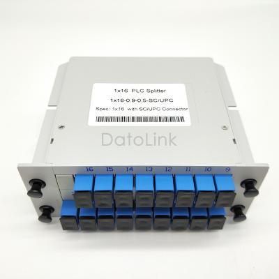 China Hot-selling FTTH 2020 lgx box fiber cassette module PLC optical splitter, lgx 1x16 box optical splitter box for sale