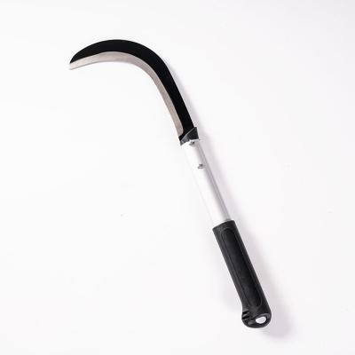 China Hot Selling Unrated Aluminum Alloy Handle Hook Jigheads Sickle Knife Oil Palm Sickle for sale