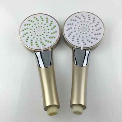 China Removable Water Filter Shower Head Multi Function With Full Brown Stone Handle for sale