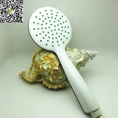 China Slim Rainfull Handheld Shower Head Single Function ABS Material LOGO Printing for sale