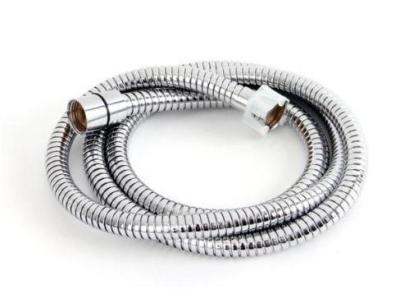 China Detachable Bath Shower Flexible Hose Stainless Steel Chrome With Double Connector for sale