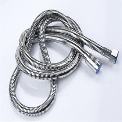 China Retractable Flexible Shower Hose 1.5m Double Buckle DPE Material for sale