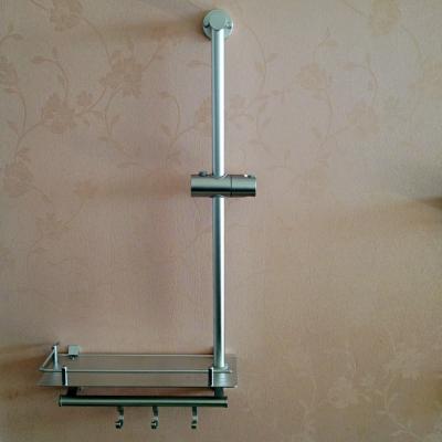 China 360 Degree Rotatable Shower Riser Rail , Sliding Shower Bar ABS Plastic for sale