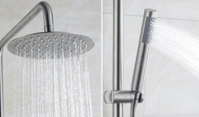 China Exposed Shower Set Multi Function , Blade Thermostatic Shower Mixer Set for sale