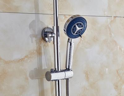 China Thermostatic Bathroom Shower Fixture Sets With Space Slide Rail Kit for sale