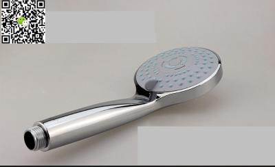 China Eco Friendly Water Saving Shower Heads Hand Held Plating Surface With Flexible Hose for sale