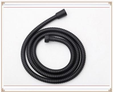 China Black Oil Rubbed Bronze Flexible Shower Hose Retractable Wide Bore For Bath for sale