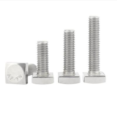 China Stainless Steel Factory Wholesale Price Square Head Bolts Galvanized Stainless Steel Square Bolt And Bolts China for sale