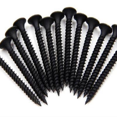 China China Manufacturer Black Dry Wall Flat Screw Thread Black Phosphate Assembled Drywall Screws for sale